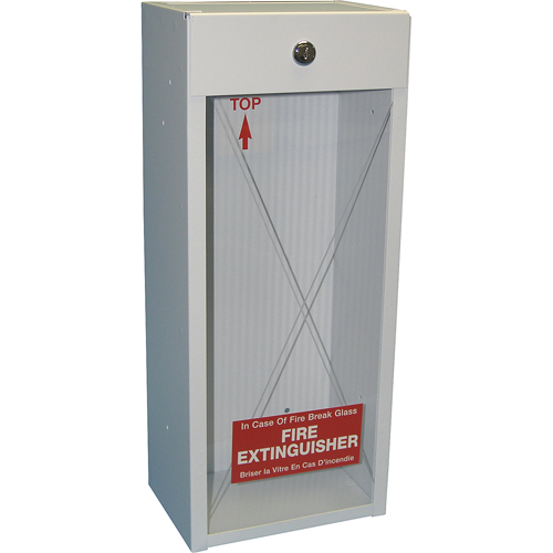 Surface-Mounted Fire Extinguisher Cabinets, 8.5" W x 20.5" H x 6" D Haskins Industrial Inc.