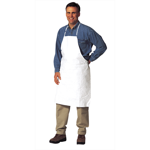 Tablier, Tyvek 400, Blanc, 28" la x 36" lo Haskins Industrial Inc.