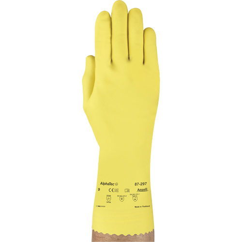 Gants Versatouch 297, Taille T-Grand/10, 12" lo, Latex de caoutchouc, Doublure en Ouat&eacute;e, 20 mils Haskins Industrial Inc.
