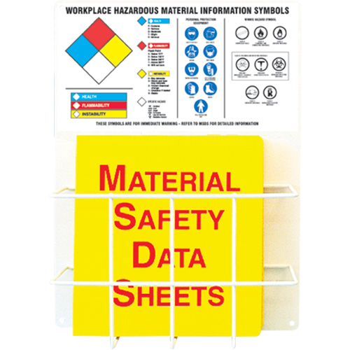 Haz-Mat Basket Style Centre Boards, English, Binders Included Haskins Industrial Inc.