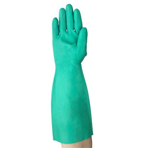 Solvex&reg; 37-165 Gloves, Size 2X-Large/11, 13" L, Nitrile, 22-mil Haskins Industrial Inc.