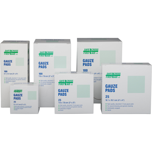 Gauze , Pad, 2" L x 2" W, Sterile, Medical Device Class 1 Haskins Industrial Inc.