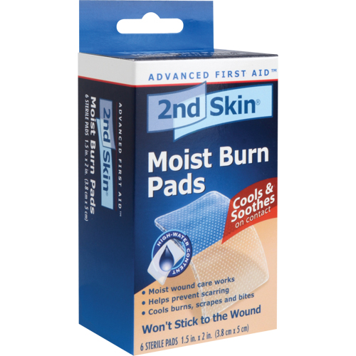 2nd Skin&reg; Moist Burn Pads, 1-1/2" x 2", Class 2 Haskins Industrial Inc.