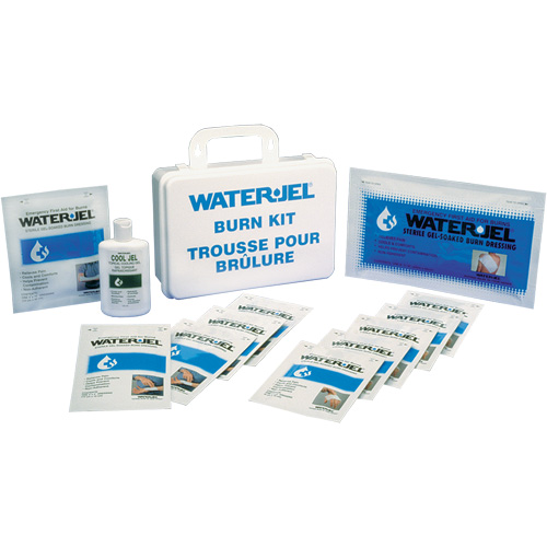 Water Jel&reg; - Emergency Burn Kits, 16-unit Plastic Box, Class 2 Haskins Industrial Inc.