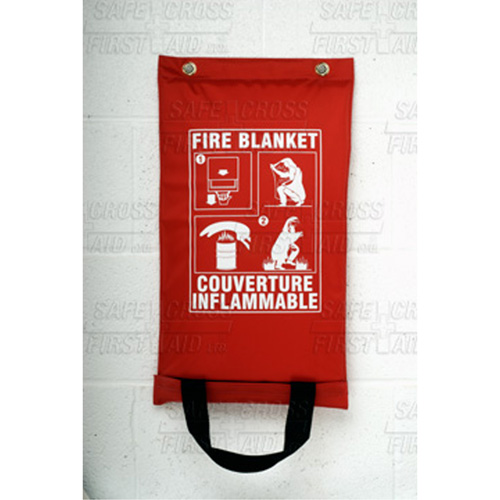 Fire Blanket, Fibreglass, 72"L x 59"W Haskins Industrial Inc.