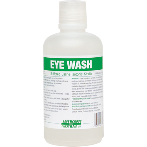 Solution ophtalmique, Bouteille Plein, 1000 ml Haskins Industrial Inc.