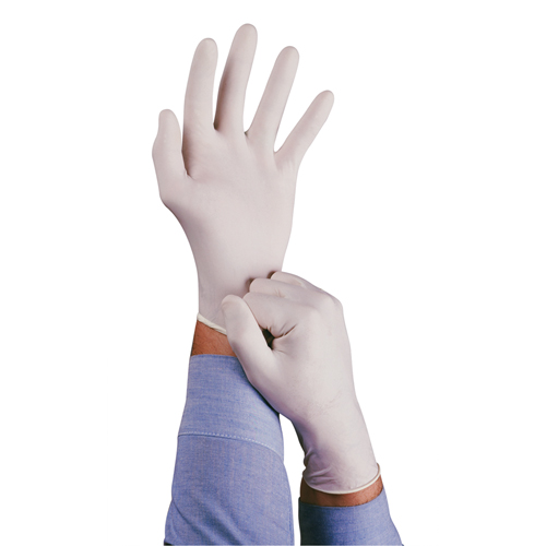 TouchNTuff&reg; 69-210 Gloves, Small, Latex, 5-mil, Powder-Free, Natural Haskins Industrial Inc.