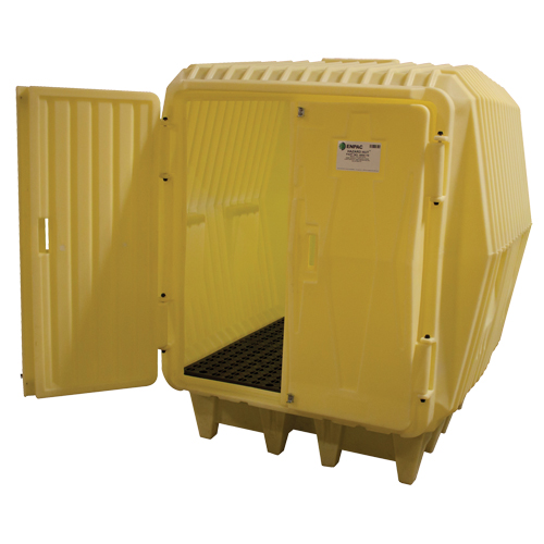 Hazard Hut&reg;, 63.5" L x 68" W x 72.5" H, 4000 lbs. Load Capacity Haskins Industrial Inc.