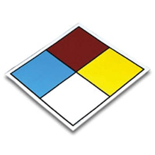 Plaque-&eacute;tiquette de s&eacute;curit&eacute; de la NFPA, vierge, Vinyle Haskins Industrial Inc.