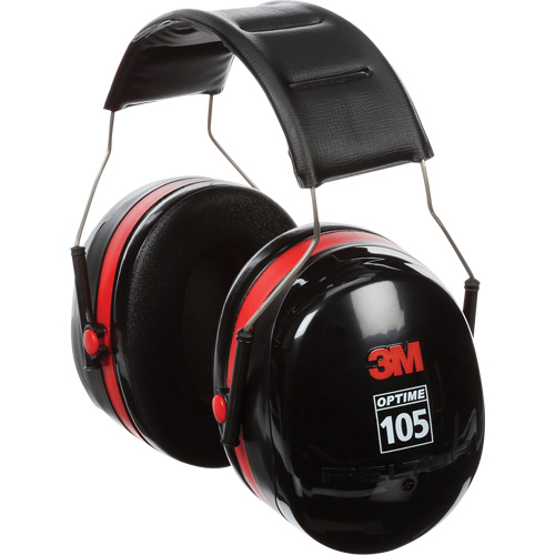 Peltor Optime 105 Series Earmuffs, Headband, 30 NRR dB Haskins Industrial Inc.