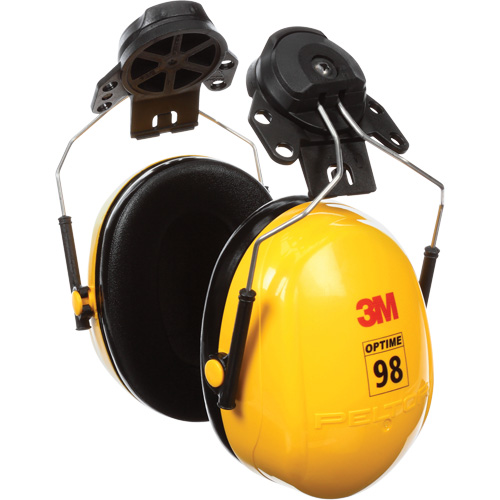 Peltor Optime 98 Series Earmuffs, Cap Mount, 23 NRR dB Haskins Industrial Inc.