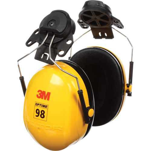 Peltor Optime 98 Series Earmuffs, Cap Mount, 23 NRR dB Haskins Industrial Inc.