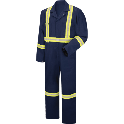 Combinaisons &agrave; visibilit&eacute; sup&eacute;rieure, Hommes, Bleu marine, Taille 38 Haskins Industrial Inc.