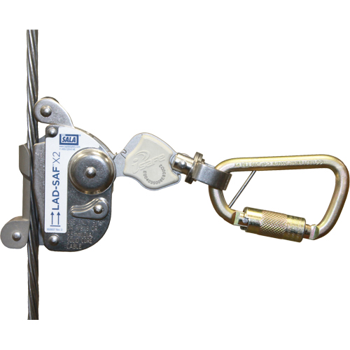 Manchon amovible pour c&acirc;ble Lad-Saf X2, Dia de la corde 5/8"/3/8" Haskins Industrial Inc.