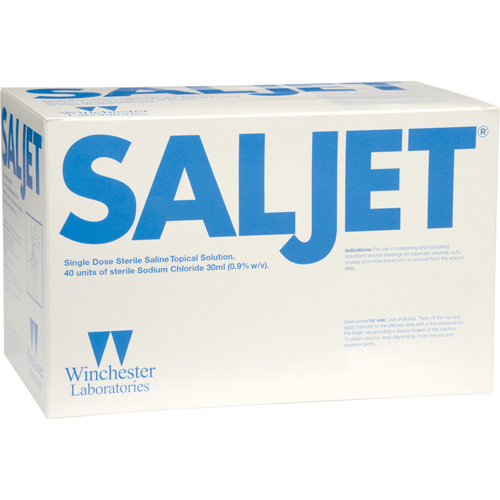 Solution saline Saljet, dose unique, 1,01 oz Haskins Industrial Inc.