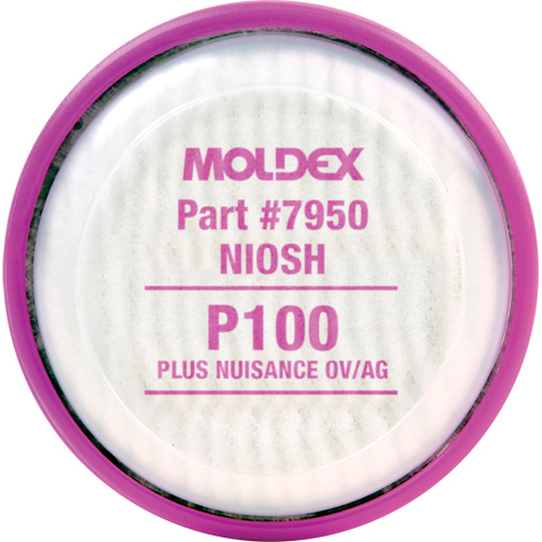 Disque filtre contre les particules, Filtre contre les particules/Filtre contre les particules avec suppresion de vapeurs nuisibles, Filtre N95/Vapeurs organiques/Gaz acides/P100/Filtre P100/Filtre R95 Haskins Industrial Inc.