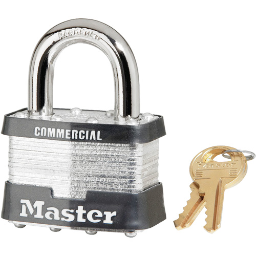Cadenas lamin&eacute;, Argent, Cl&eacute;s identiques, Acier lamin&eacute;, Largeur de 2" Haskins Industrial Inc.
