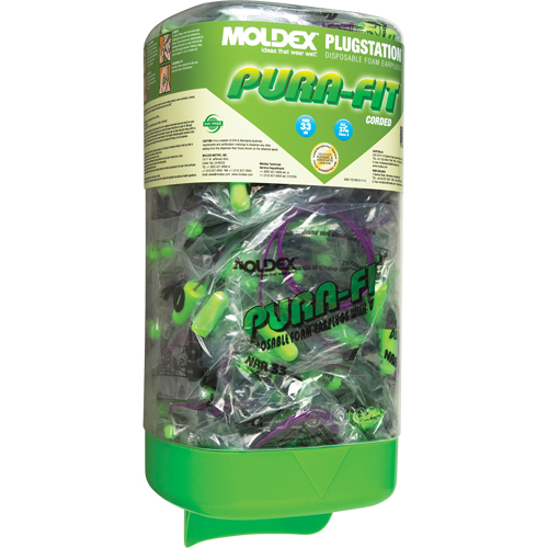 PlugStation&reg; with Corded Pura-Fit&reg; Earplugs Haskins Industrial Inc.