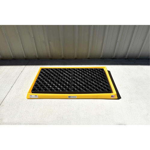 Plateaux Ultra-Containment Tray, 54" lo x 29,8" la x 3,5" h, Cap. de d&eacute;versement 14 gal. US Haskins Industrial Inc.