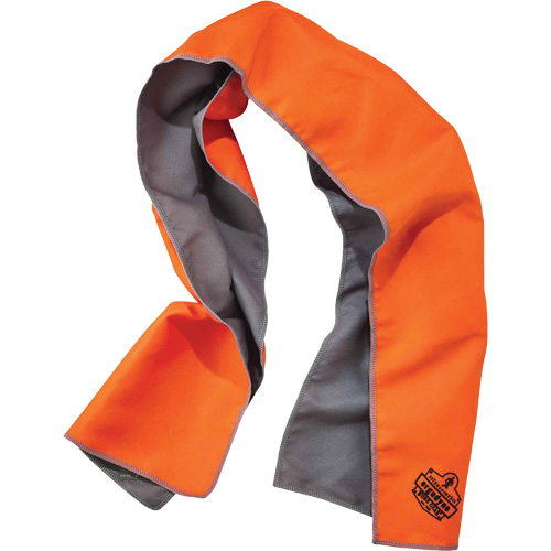 Serviette de refroidissement en microfibre Chill-Its 6602MF, Orange haute visibilit&eacute; Haskins Industrial Inc.