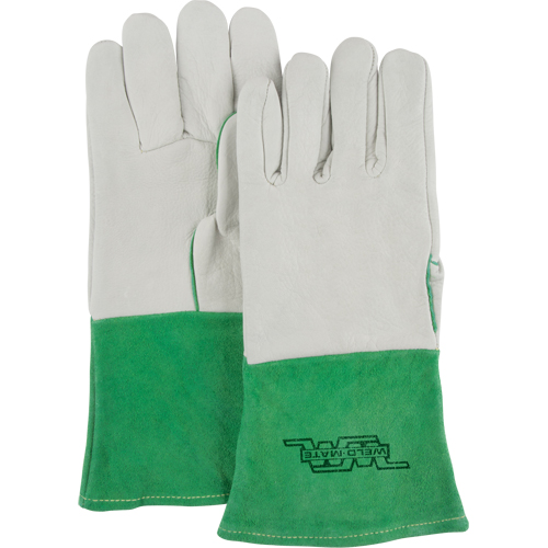 Premium TIG Welding Gloves, Grain Cowhide, Size Medium Haskins Industrial Inc.