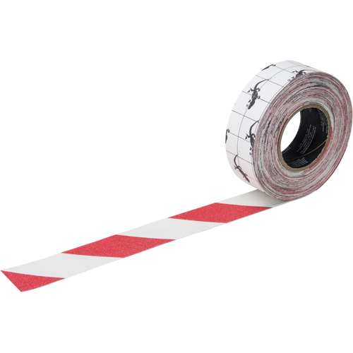 Premium Anti-Skid Tape, 2" x 60', Red & White Haskins Industrial Inc.