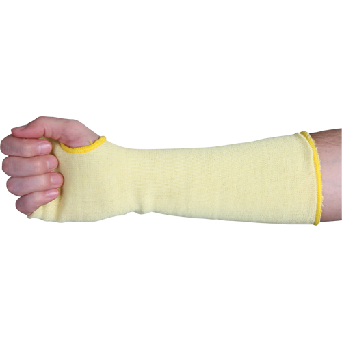 Manchon r&eacute;sistant aux coupures, Kevlar, 14", ANSI/ISEA 105 niveau 3, Jaune Haskins Industrial Inc.