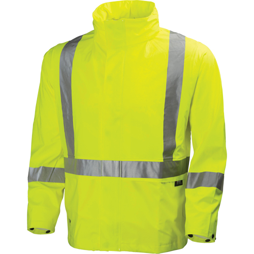 Narvik Rainwear - Jacket, Polyester, High Visibility Lime-Yellow, Small Haskins Industrial Inc.