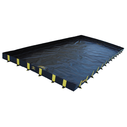 Bermes Rigid-Lock QuickBerm, Capacit&eacute; 1795 gal., 12' la x 20' lo x 12" h, Paroi &agrave; piquets Haskins Industrial Inc.