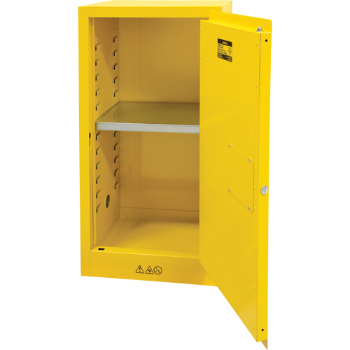 Armoire pour produits inflammables, 16 gal., 1 Porte(s), 23" La x 44" h x 18" p Haskins Industrial Inc.
