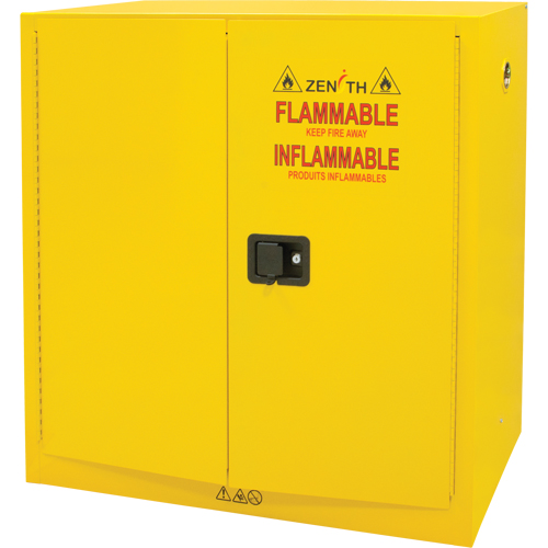 Armoire pour produits inflammables, 30 gal., 2 Porte(s), 43" La x 44" h x 18" p Haskins Industrial Inc.