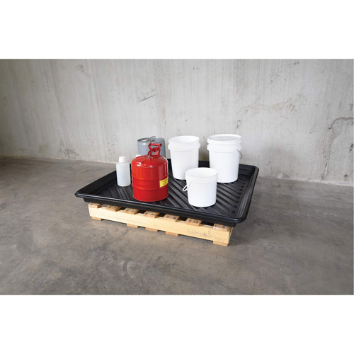 Plateaux Ultra-Utility Trays, 36" lo x 36" la x 4,75" h, Cap. de d&eacute;versement 27 gal. US Haskins Industrial Inc.