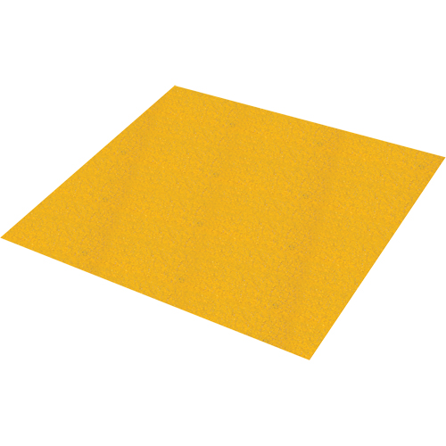 Plaque antid&eacute;rapante Safestep, 47" la x 47" lo, Jaune Haskins Industrial Inc.
