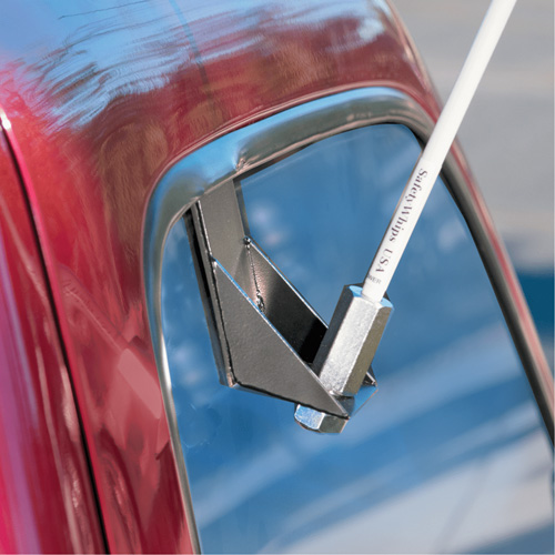 Tiges de s&eacute;curit&eacute; pour travaux l&eacute;gers Safety Whip, Fixation Fen&ecirc;tre, Hauteur 5', Orange Haskins Industrial Inc.