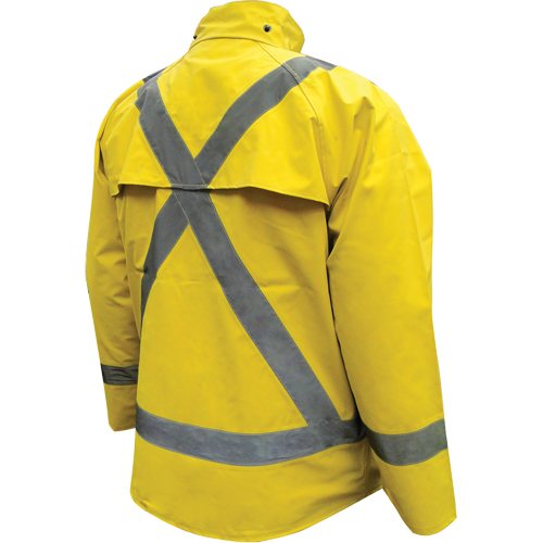 Miner 49er Mining Jacket, Neoprene, X-Large, Lime-Green Haskins Industrial Inc.