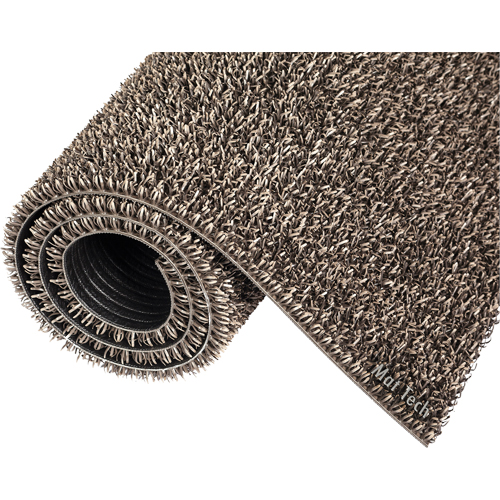 Astro-Plus Mat, Polyethylene, Scraper Type, Textured Pattern, 3-3/10' x 4', Brown Haskins Industrial Inc.