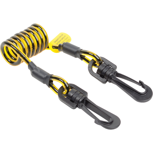Coil Tool Tether, Coil, Dual Clip Haskins Industrial Inc.