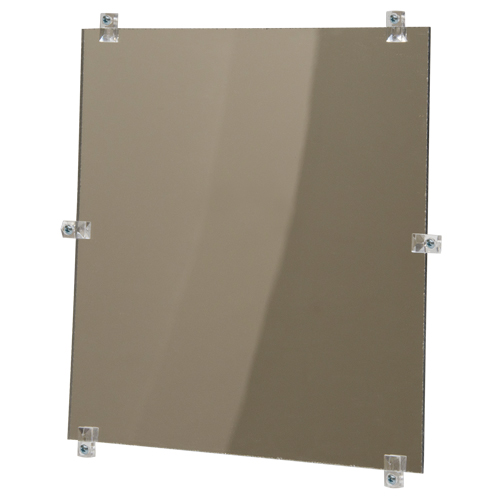 Flat Mirror, 12" H x 12" W, Unframed Haskins Industrial Inc.