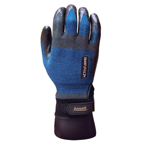 Gants ActivArmr HVAC 97-002, 9/Grand, R&ecirc;vetement Nitrile, Calibre 18, Enveloppe en Nylon Haskins Industrial Inc.