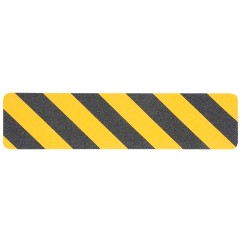 Premium Anti-Skid Tape, 6" x 24", Black & Yellow Haskins Industrial Inc.