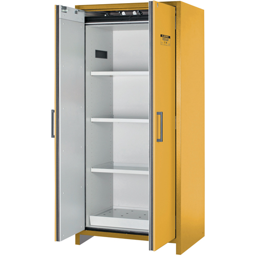 Armoire d'entreposage 90 minutes s&eacute;curitaire et conforme &agrave; la norme EN, 30 gal., 2 Porte(s), 35,16" La x 76,89" h x 24,21" p Haskins Industrial Inc.