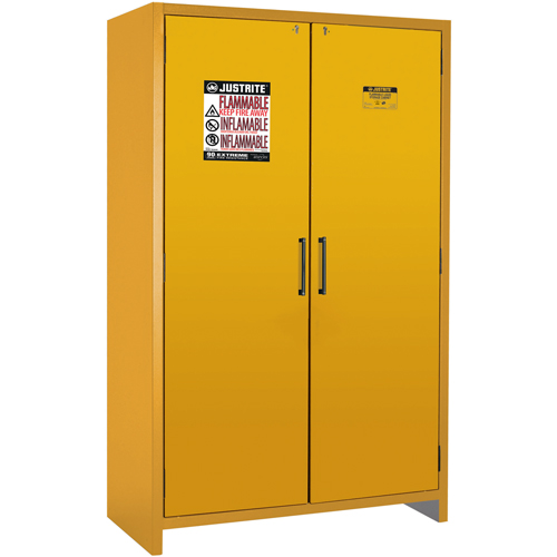 Armoire d'entreposage 90 minutes s&eacute;curitaire et conforme &agrave; la norme EN, 45 gal., 2 Porte(s), 46,97" La x 76,89" h x 24,21" p Haskins Industrial Inc.