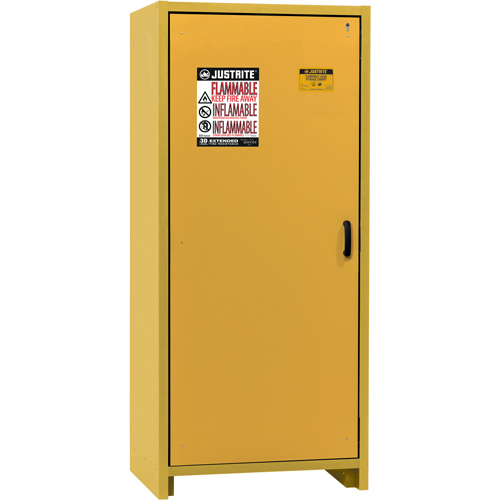 30-Minute EN Safety Storage Cabinet, 30 gal., 1 Door, 34.02" W x 76.65" H x 24.21" D Haskins Industrial Inc.