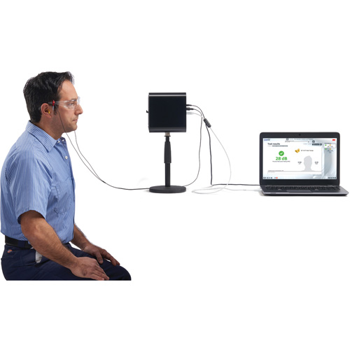 Syst&egrave;me de validation double pour les oreilles E-A-Rfit de 3M Haskins Industrial Inc.