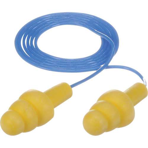 E-A-R Ultrafit Premolded Earplugs, Corded, Bulk - Polybag, 25 dB NRR, One-Size Haskins Industrial Inc.