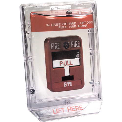 Couvercles pour alertes d'incendie - couvercles pour alertes int&eacute;rieures Stopper II, En surface Haskins Industrial Inc.