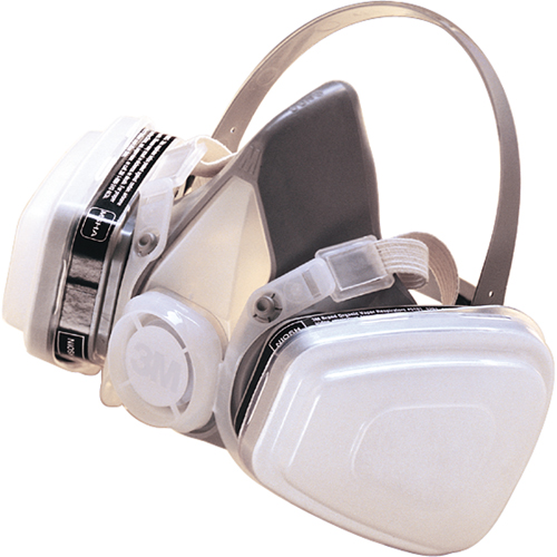 Respirateur jetable &agrave; demi-masque P95 peinture &agrave; pulv&eacute;riser/pesticides, &eacute;lastom&egrave;re/Thermoplastique, Moyen Haskins Industrial Inc.