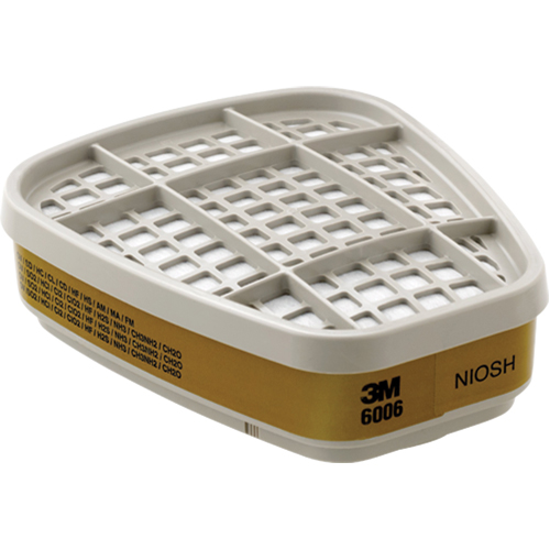 6000 Series Respirator Cartridges, Gas/Vapour Cartridge, Multi-Gas/Vapour Haskins Industrial Inc.