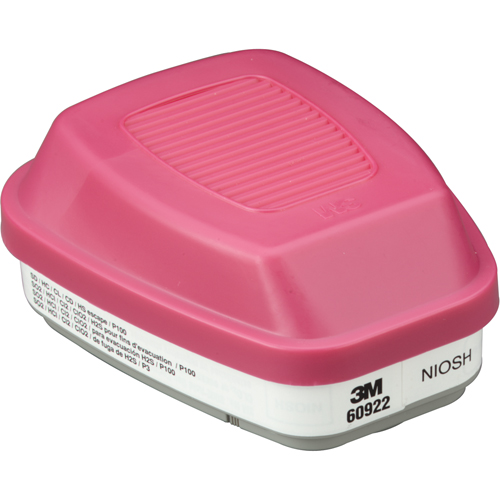 6000 Series Respirator Cartridges, Gas/Vapour Cartridge, Acid Gas/P100 Haskins Industrial Inc.