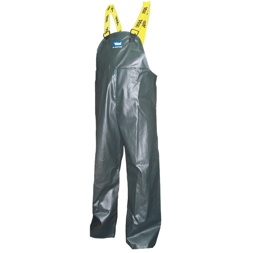 Journeyman&reg; Bib Pants, 4X-Large, Polyester/PVC, Green Haskins Industrial Inc.